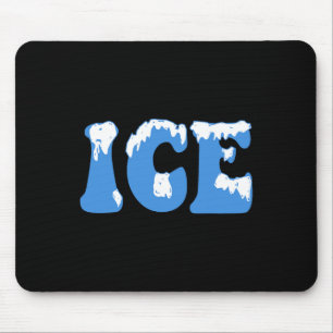 Tapis De Souris Glace glacée et bébé Couple assorti halloween Hall