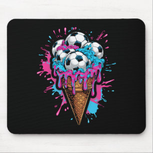 Tapis De Souris Glace pour Enfants en Bas Âge Football Art à l'Aqu