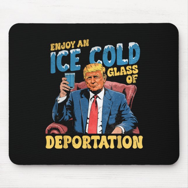 Tapis De Souris Glace Profitez D'Une Glace Froid Gl De Déportation (Devant)