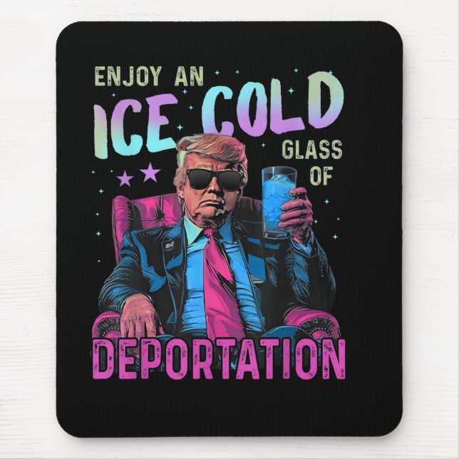 Tapis De Souris GLACE Profitez d'une glace froide (Devant)