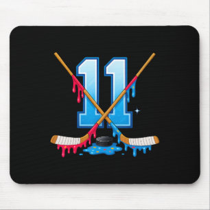 Tapis De Souris Glace qui coule pour un hockeyeur de 11 ans pour s