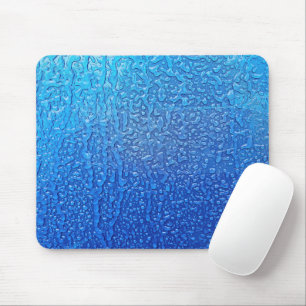 Tapis De Souris Glace Sur Métal Bleu