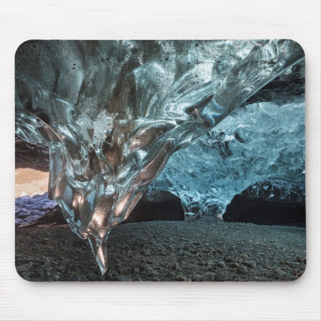 Tapis De Souris Glaçon dans une grotte de glace (Devant)