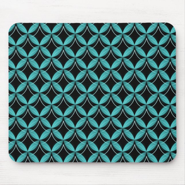 Tapis De Souris Glam Mousepad Turquoise électrique (Devant)