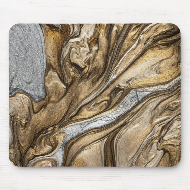 Tapis De Souris glamour 002 liquide couleurs marron (Devant)