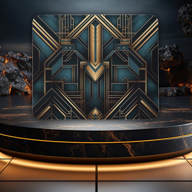 Tapis De Souris Glamour de l'Âge d'Or Design Géométrique (Créateur téléchargé)