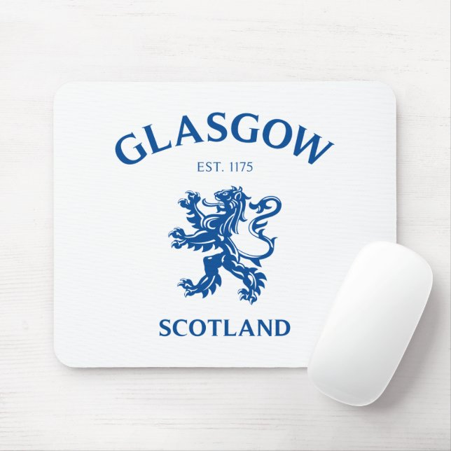 TAPIS DE SOURIS GLASGOW, ÉCOSSE (Avec souris)
