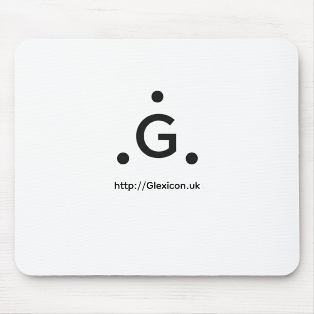 Tapis De Souris Glexicon Royaume-Uni (Devant)