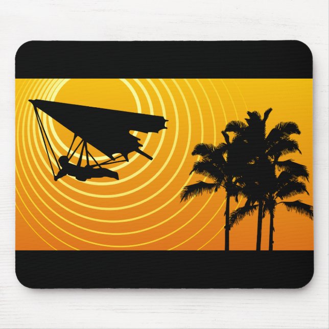 Tapis De Souris glissement de coup de scène du soleil (Devant)
