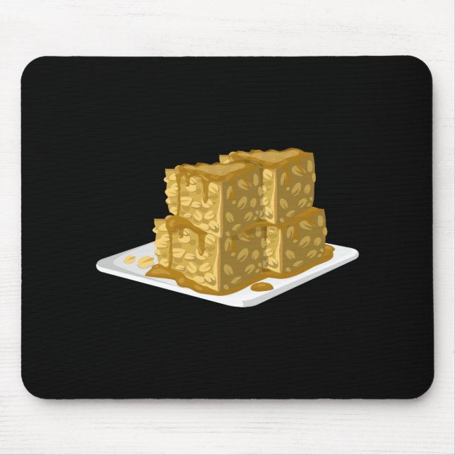 Tapis De Souris Glitch Food avoine gâteau (Devant)