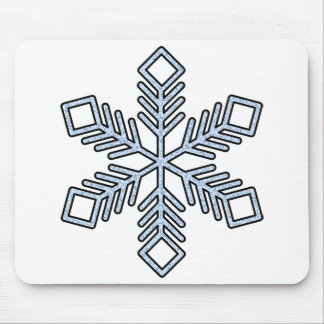 Tapis De Souris Glitter Snowflake - Baby Blue Branches