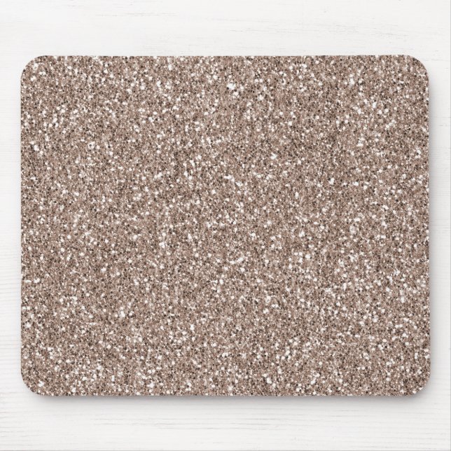 Tapis De Souris Glitz de Parties scintillant rose or (Devant)