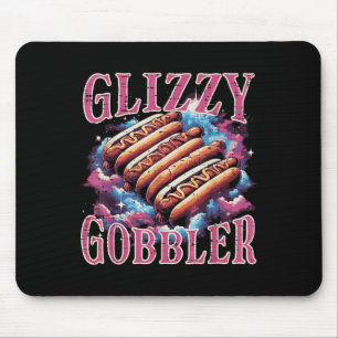 Tapis De Souris Glizzy Gobbler Hotdogs drôle Mème nourriture Homme