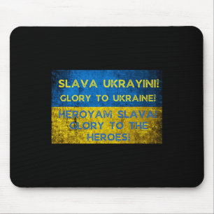 Tapis De Souris Gloire à l'Ukraine ! Gloire aux Héros ! F Ukrainie