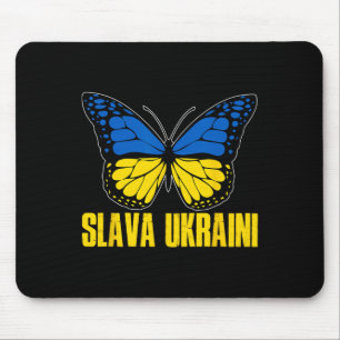 Tapis De Souris Gloire à l'Ukraine Soutien à l'Ukraine Drapeau Ukr