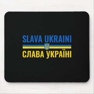 Tapis De Souris Gloire à l'Ukraine Stand With Ukr Fort