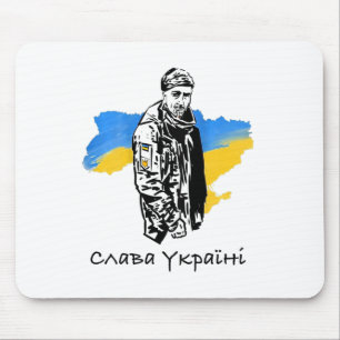 Tapis De Souris Gloire aux héros d'Ukraine 