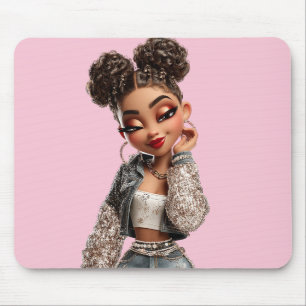 Tapis de souris Glow Getter Glam Denim Pailleté