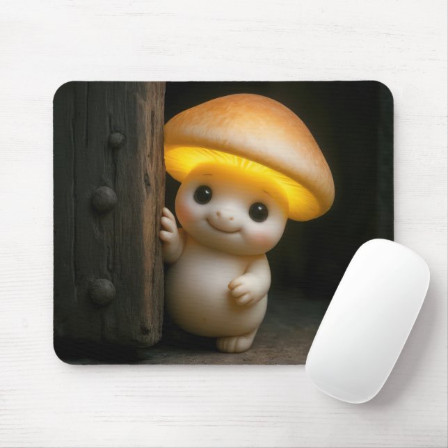 Tapis De Souris Glowing Mushroom Munchkin (Avec souris)