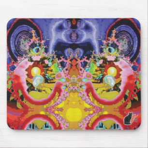 Tapis De Souris Glyptique fractal Xylos