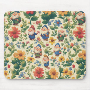 Tapis De Souris Gnome a flower motif design