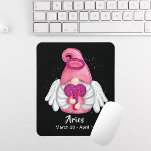 Tapis De Souris Gnome Aries Astrologie Signal Angel Mouse Pad