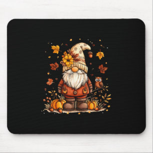 Tapis De Souris Gnome de la paix drôle Halloween Thanksgiving Citr