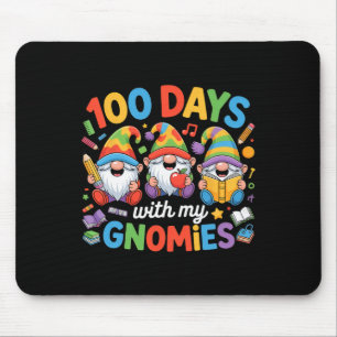 Tapis De Souris Gnome Enfants Enseignant 100 Jours D'école