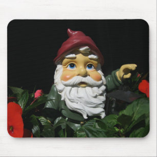 Tapis De Souris Gnome heureux de jardin