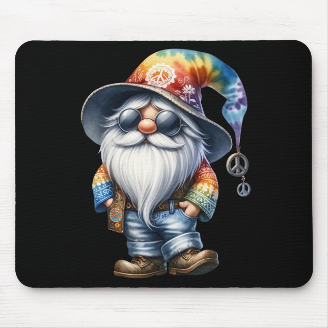 Tapis De Souris Gnome Hippie (Devant)