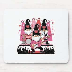 Tapis De Souris Gnome Musical de la Saint-Valentin Nd Scène Amour