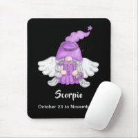 Gnome Scorpio Astrologie Signe Angel Souris Pad
