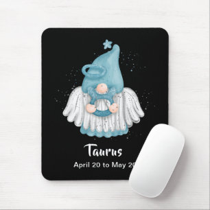 Tapis De Souris Gnome Taurus Astrologie Signal Angel Pad souris