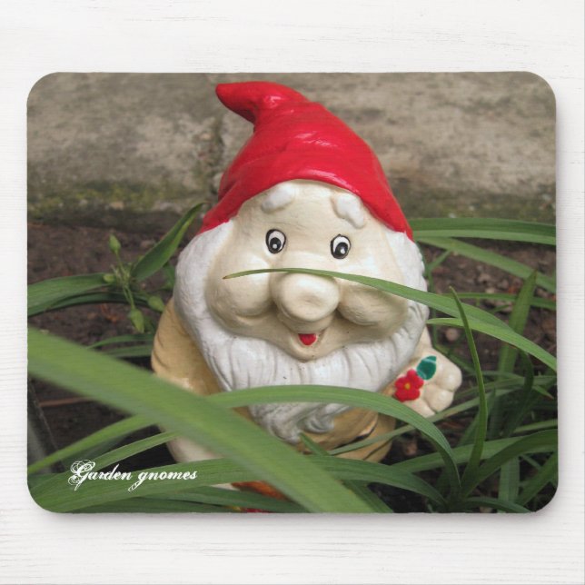 Tapis De Souris Gnomes de jardin (Devant)
