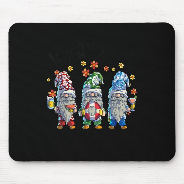 Tapis De Souris Gnomes Vacay Mode Femmes Vacances d'été Plage Hawa (Devant)