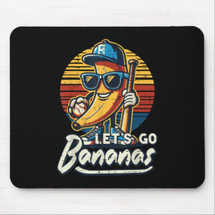 Tapis De Souris Go Banana Retro Fruit Hommes Garçons T-shirt Enfan