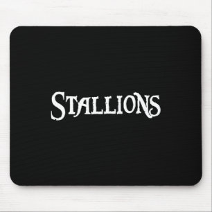 Tapis De Souris Go Stallions Football Baseball Basketball Cheer Fa