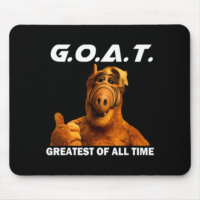 Tapis De Souris Goat Greatest Of All Time Funny Meme  (Devant)