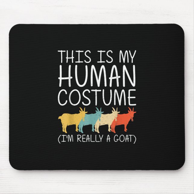 Tapis De Souris Goat Halloween (Devant)