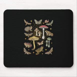 Tapis De Souris Goblinaire Esthétique Champignon Grenouille Papill