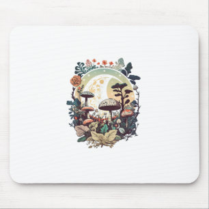 Tapis De Souris Goblincore esthétique et calme champignon Cottagec