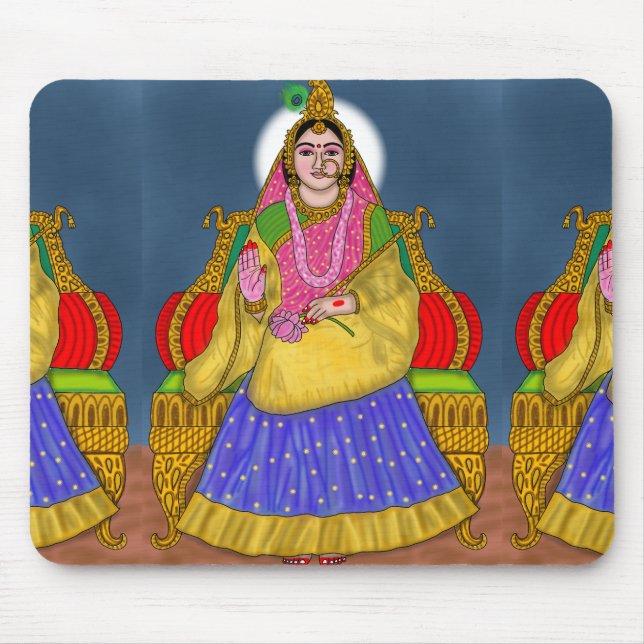 Tapis De Souris Goddess Radha Mouse Pad (Devant)