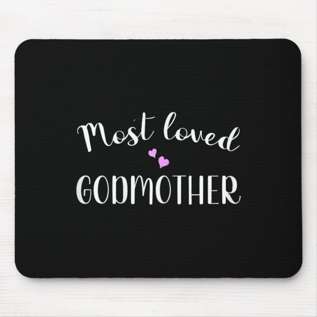 Tapis De Souris Godmère la plus aimée Cute Hearts (Devant)