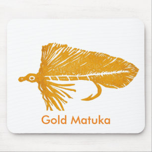 Tapis De Souris "Gold Matuka" truite classique Mousepad