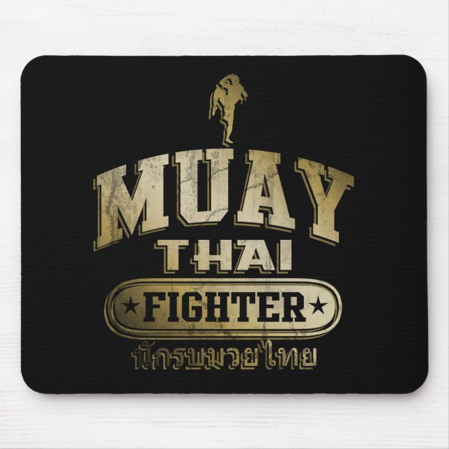 Tapis De Souris Gold Muay Thai Fighter (Devant)