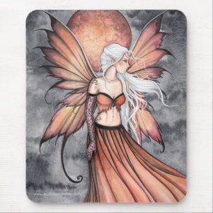 Tapis De Souris Golden Autumn Fairy Mousepad