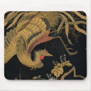 Tapis De Souris Golden Bird Classic japonais Antique
