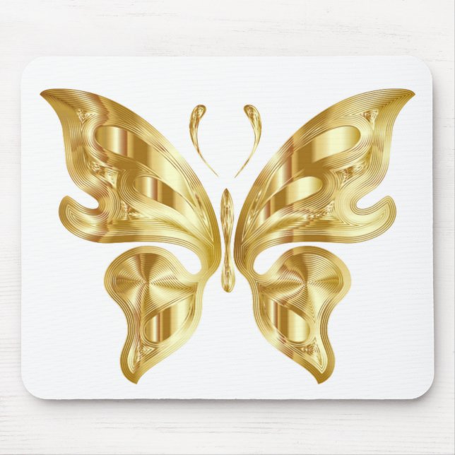 TAPIS DE SOURIS GOLDEN BUTTERFLY (Devant)
