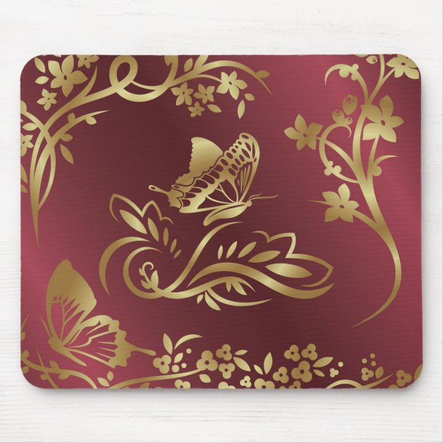 Tapis De Souris Golden butterfly (Devant)