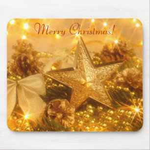 Tapis De Souris Golden Christmas Mousepad